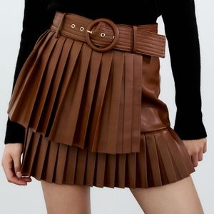 Leather Zara Skirt